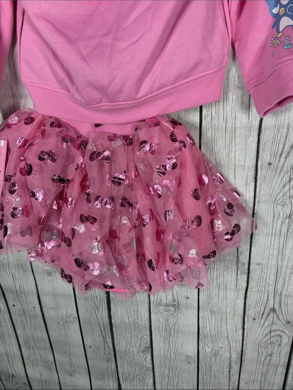 Hello Kitty Pink Hooded Jacket with Pink Tutu Set Size 3T